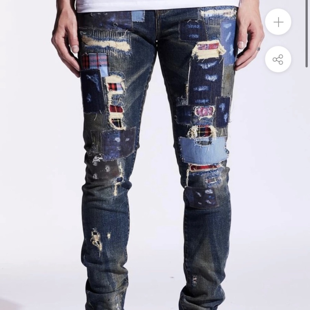 NWT Embellish Jeans size 38-fits true to size